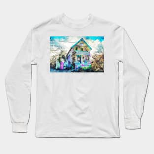 Victorian Gingerbread Cottage 8 Long Sleeve T-Shirt